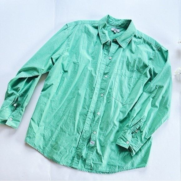 Rails Kelly Green Oversized Button Down Shirt - Picture 4 of 9